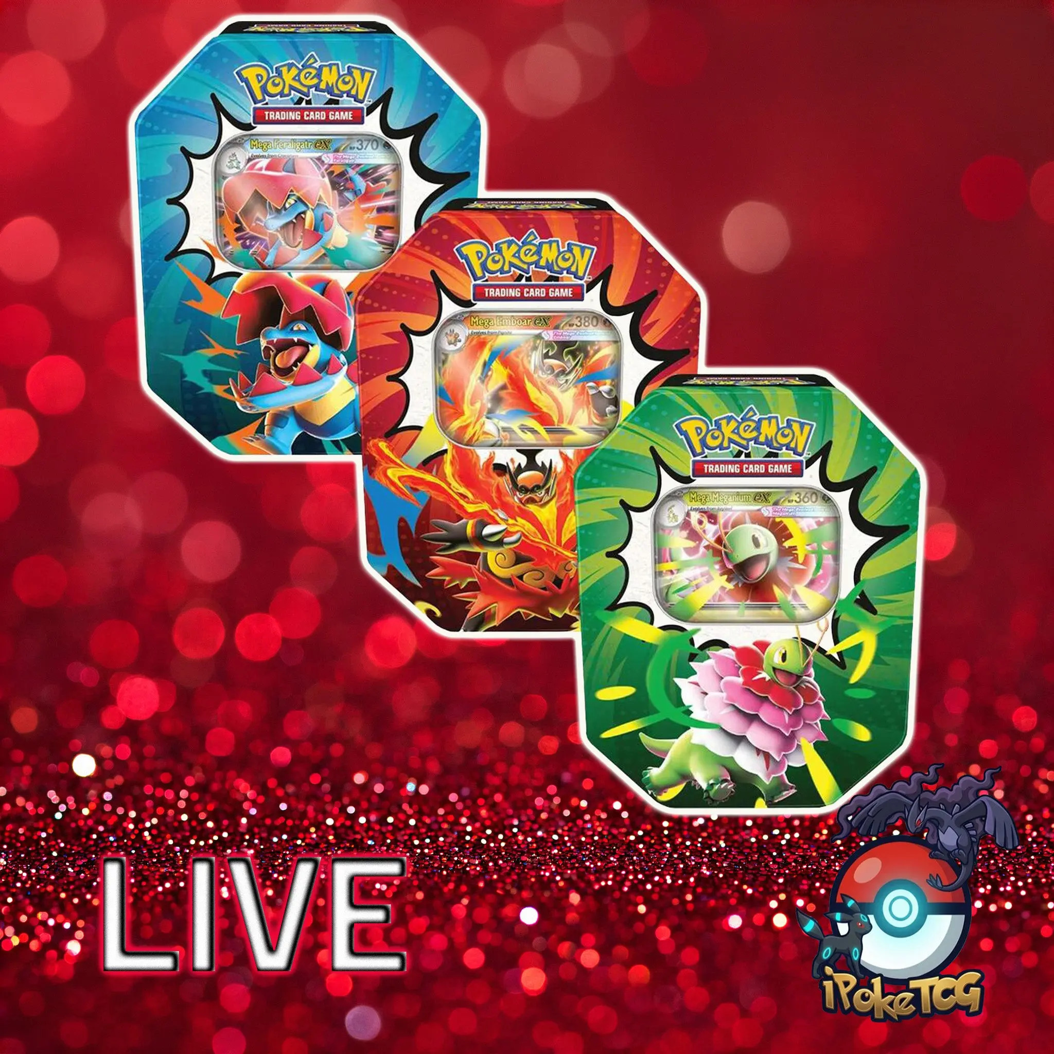 Pokemon TCG: Mega Evolution-Ascended Heroes (4-Pack) Tin