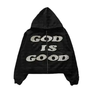 Y2K Zip Up Letter Embroidery Graphic Hoodies For Women and Men Vintage Sweatshirt Streetwear Sport Hip Hop for couple Menswear Tops