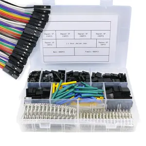 1400PCS Connector Kit -Dupont 2.54mm 1-6Pin Housing Connector and Male/Female Crimp Pin Tool Kit for Internal Connections in Electronic Products, high Energy Efficiency. Big Box