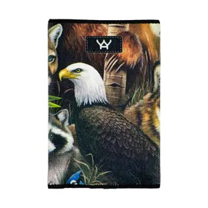212 MAIN Slim Fit Minimalist Front Pocket Wallet, Eco Elastic RFID Block Design with Secure Hold - Magic North America 1085
