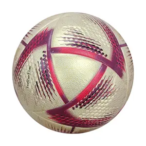 PU Leather Soccer Ball Size 5, Heat Bonded Durable Anti-Slip Professional Training Equipment, Ideal Gift for Friends, Football Balls