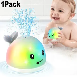 Whale Shaped LED Bathroom Light, Colorful Waterproof Bathtub Lamp, Unique Art Bath Toy, Ideal Gift for Kids, Teens, Adults