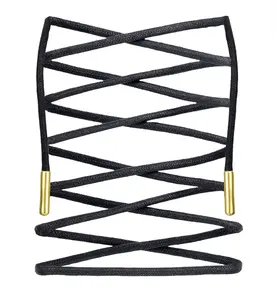 Waxed Rope Groove AJ13 Replacement Shoelaces