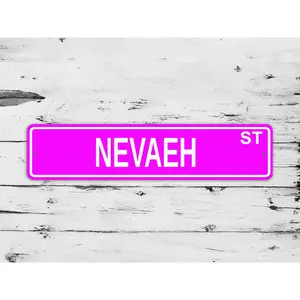 Nevaeh Street Sign Personalized Custom Name Gift