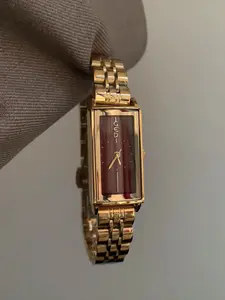 Women’s Quartz Watch Rectangle Shape Stainless Steel Strap Mineral Glass Dial Buckle Closure Elegant Design Perfect Gift Business Fashion Watches