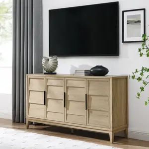 Sinya 4-Door Sideboard in Light Oak Sinya 4-Door Sideboard in Light Oak