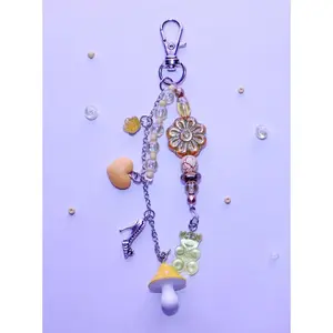 Yellow Flower Bag Charm
