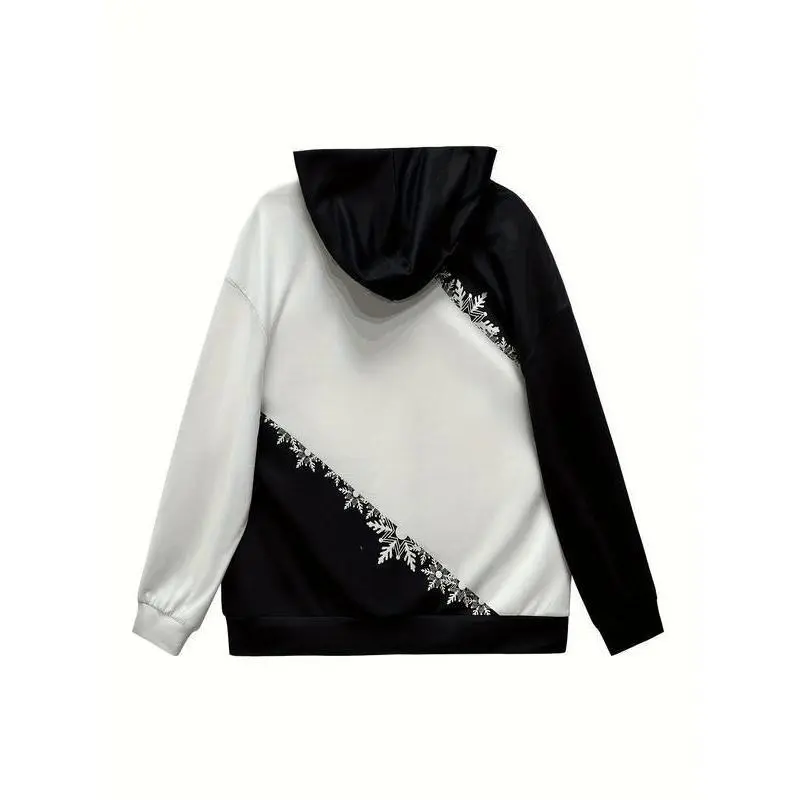 Plus Size Women's Christmas Snowman Blinking Hoodie, Casual Soft Long Sleeve Pullover, Holiday Graphic Sweatshirt, Fall & Winter FashionGift Plus Size Women's Christmas Snowman Blinking Hoodie, Casual Soft Long Sleeve Pullover, Holiday Graphic Sweatshirt, Fall & Winter FashionGift