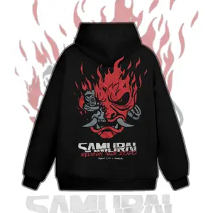 New Samurai Reunion Tour Shirt 2 sided Classic Samurai Band Shirt Cyberpunk Samurai Sweatshirt Hoodie