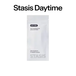 STASIS Day to Balance Your Stimulant Routine - Steady Energy and Focus for Stimulant Users - 25 Servings with Nootropics Adaptogens - Support Healthy Brain Function
