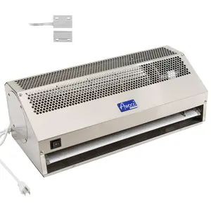 Awoco Stainless Steel Super Power 2 Speeds Commercial Indoor Air Curtain, 120V Unheated with an Easy-Install Magnetic Switch, FM15-SS