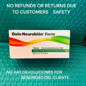 Doloneurobion Forte vitamin b12  Sistema Nervioso,Migrañas,Tension Nerviosa Con 30 Tabletas