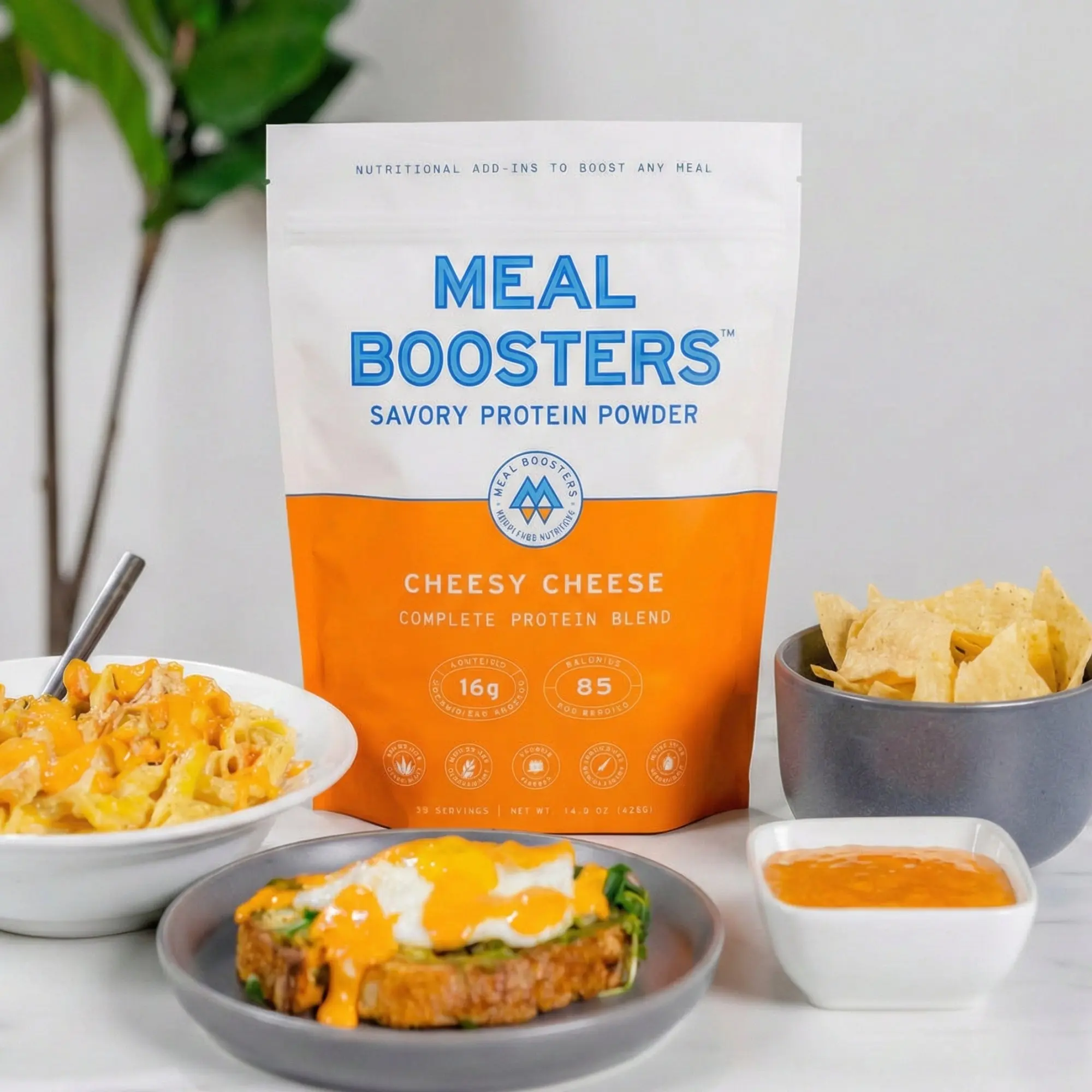Meal Boosters Cheesy Cheese - Collagen+ Protein Blend | High-Protein Savory Meal Booster