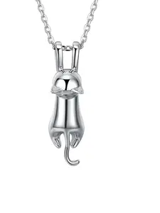 Cat Necklaces for Cat Lovers  Womens  Kitten Pendant Cat Collarbone Necklace