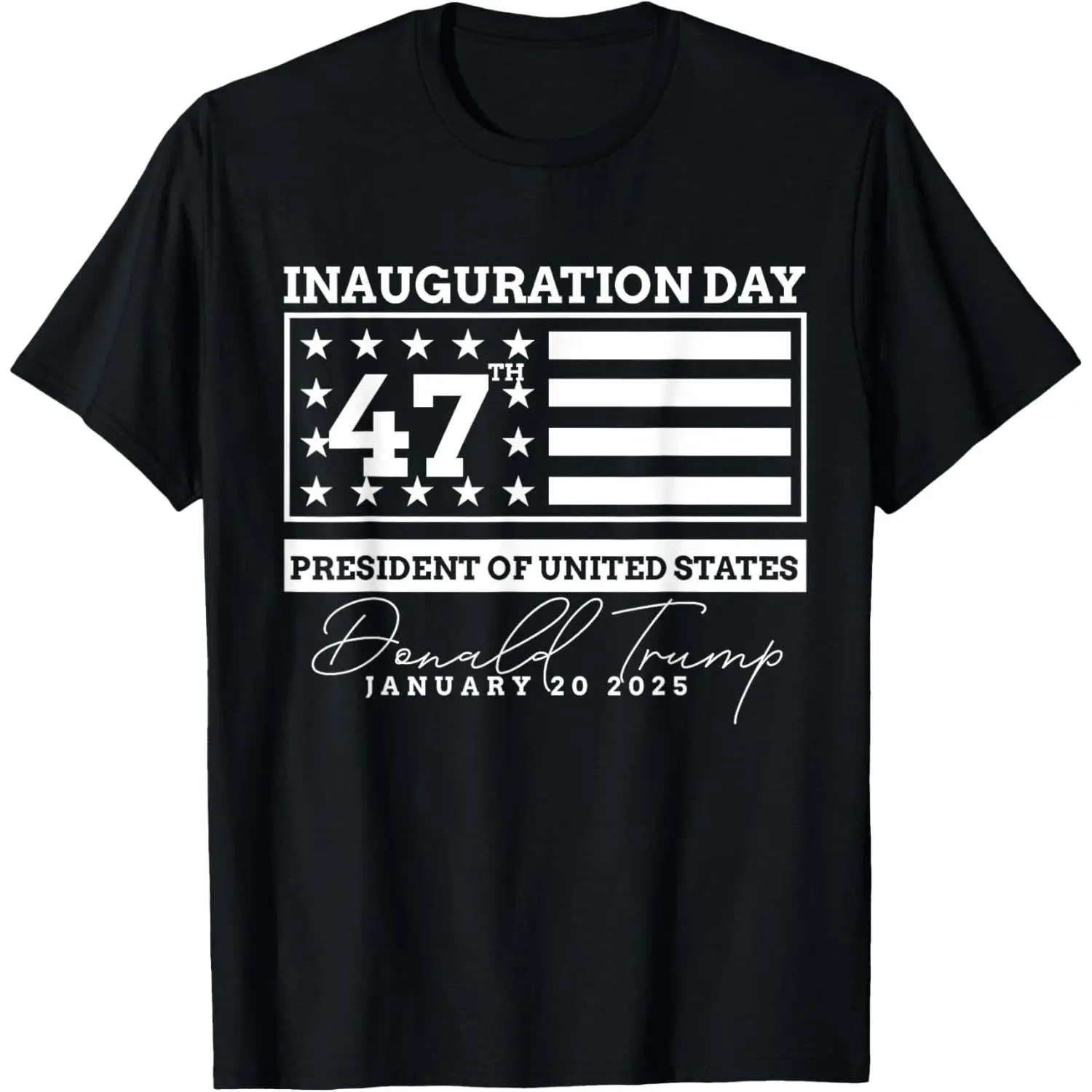 Donald Trump Won 2024 Election Inauguration Men Women Kids T-Shirt