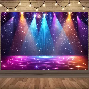 1pc Glowing Backdrop Neon Lights Design Self Lit No Electricity for Birthday Christmas Halloween Carnival