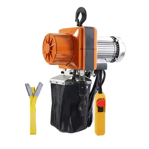 VEVOR Electric Chain Hoist, 2200 lbs/1 ton Capacity, 10 ft Lifting Height, 10 ft/min Speed, 120V, Single Phase Overhead Crane with G100 Chain, 10 ft Wired Remote Control for Garage, Shop, Hotel, Home