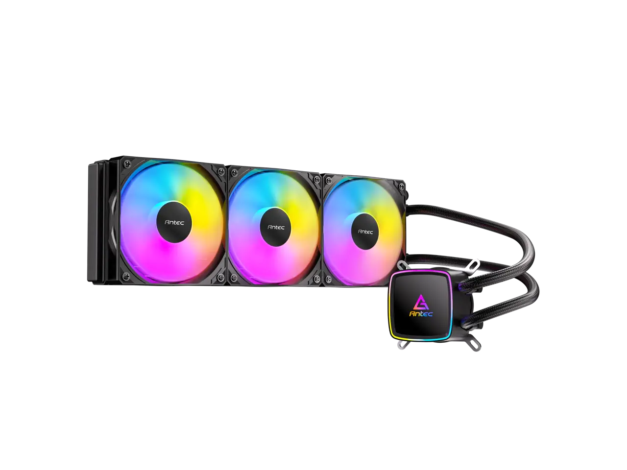 Antec Ultra 360 ARGB Liquid CPU Cooler, 3x120mm PWM Fans, High-Performance Pump, Intel LGA  1200/1851/20XX & AMD AM4/AM5