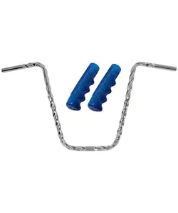 OG Lowrider Handlebar Dyno Square Twisted 16" 22.2mm Chrome & Grips Lowrider 120