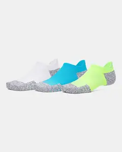 Under Armour ArmourDry® Unisex Run Cushion 3-Pack No Show Socks