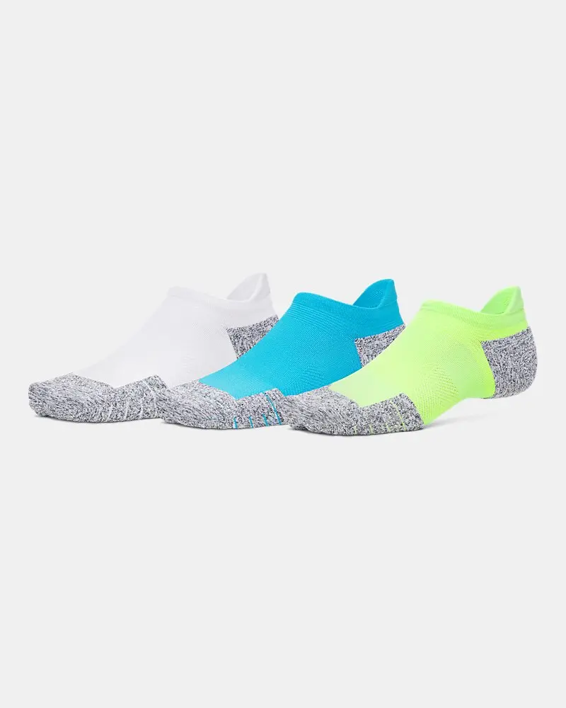 Under Armour ArmourDry® Unisex Run Cushion 3-Pack No Show Socks