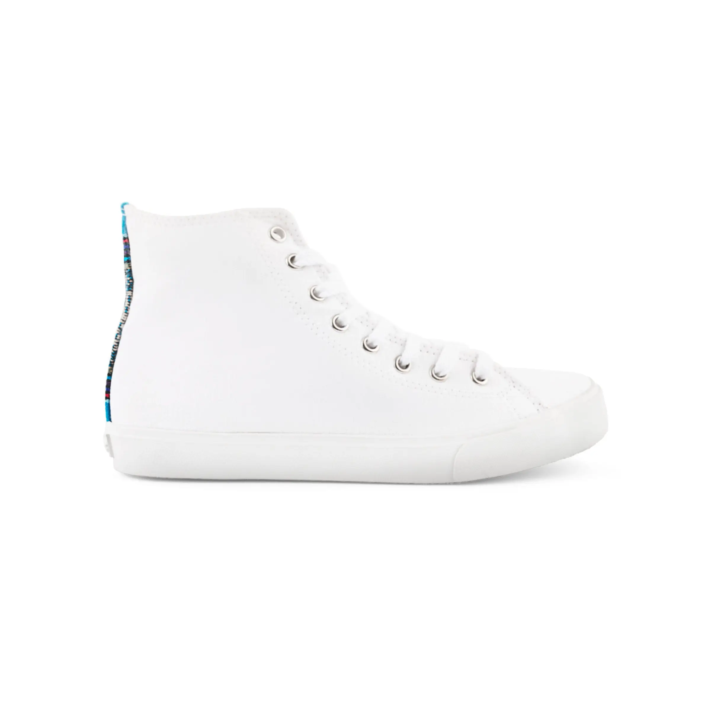 Women's Casual Trainer - Blank Canvas High-Top Sneaker, Rubber-Soled Footwear (Shoe Art Contest)