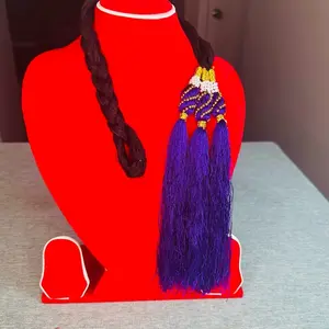 Purple with black Traditional Nepali dhago/lachha dori