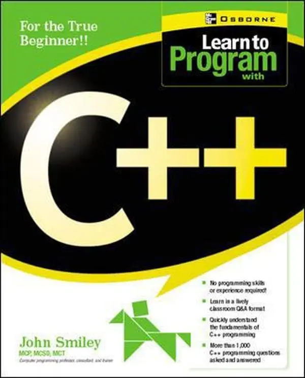 USED Book - Learn to Program with C++ by John Smiley (Paperback) - english