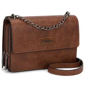 Wrangler Flap Crossbody Purse for Women Shoulder Bag Vintage Wallets with Chain Wrangler Flap Crossbody Purse for Women Shoulder Bag Vintage Wallets with Chain
