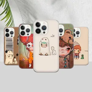 Hirono Aesthetic Phone Case – Stylish Cartoon Design for iPhone 16, 15, 14, 13, 12, 11, Pro Max, 8 Plus, X, Samsung S24, S23, S22, S20 Ultra, Pixel 8 Pro, 7A