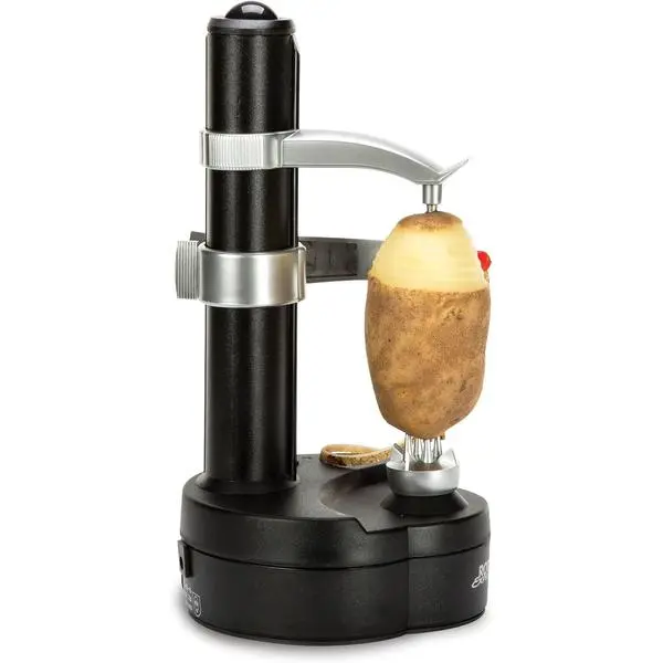 Starfrit Rotato Express Electric Peeler - 2 Spare Blades - Safe & Easy to Use - Effortlessly Peels Vegetables and Fruit
