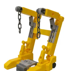 Fallout T-60 Power Armor Station MOC Building Block Set with paper instructions.