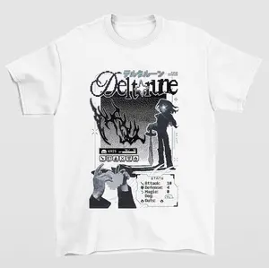 Deltarune T-Shirt Featuring Retro Typography and Iconic Gaming Artwork