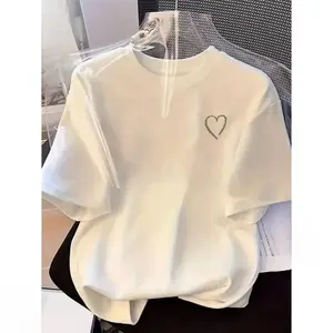 Women‘s Fashionable Printed Round Neck Short Sleeve T-Shirt | Spring Summer Casual Loose Comfortable Top