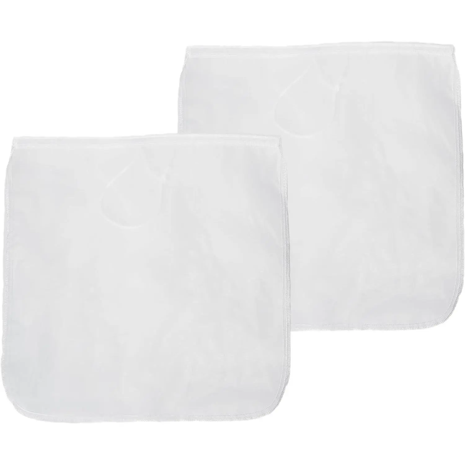2 Pack  150 Micron Fine Mesh Bag Nut Milk Bag, Nylon Nut Bag Strainer for Straining FruitJuice, Grape  Press,NutMilk,Yogrut,Doufu,Almond, Coffee with Drawstring (17.7x17.7in)