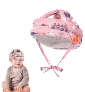 TKids Anti-Fall Safety Cap for Walking and Playing-Pinkoddler Walking Helmet, Baby Bumper Protect Hat Head Cushion Breathable,