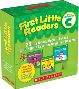 First Little Readers Parent Pack: Guided Reading Level C: 25 Irresistible Books That Are Just the Right Level for Beginning Readers