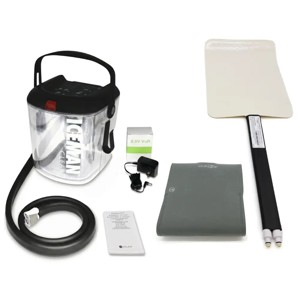 Donjoy® IceMan Clear3 w/ Rectangle Pad & Lumbar Option