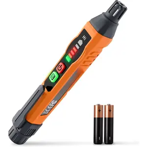 PT177 Gas Leak Detector with Audible & Visual Alarm, Portable Gas Sniffer to Locate Combustible Leak Sources Like Methane, Propane for Home (Includes Battery x2)-Orange