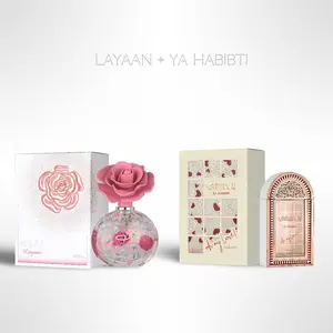 Lattafa Layaan + Ya Habibti (Oh My Love) | 100ml Eau de Parfum Bundle | Unisex