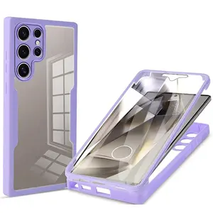 Transparent Anti-Drop Phone Case for Samsung Galaxy S26 Ultra S25 Ultra S24 Ultra S23 Ultra S22 Ultra S21 Ultra, Protective Cover