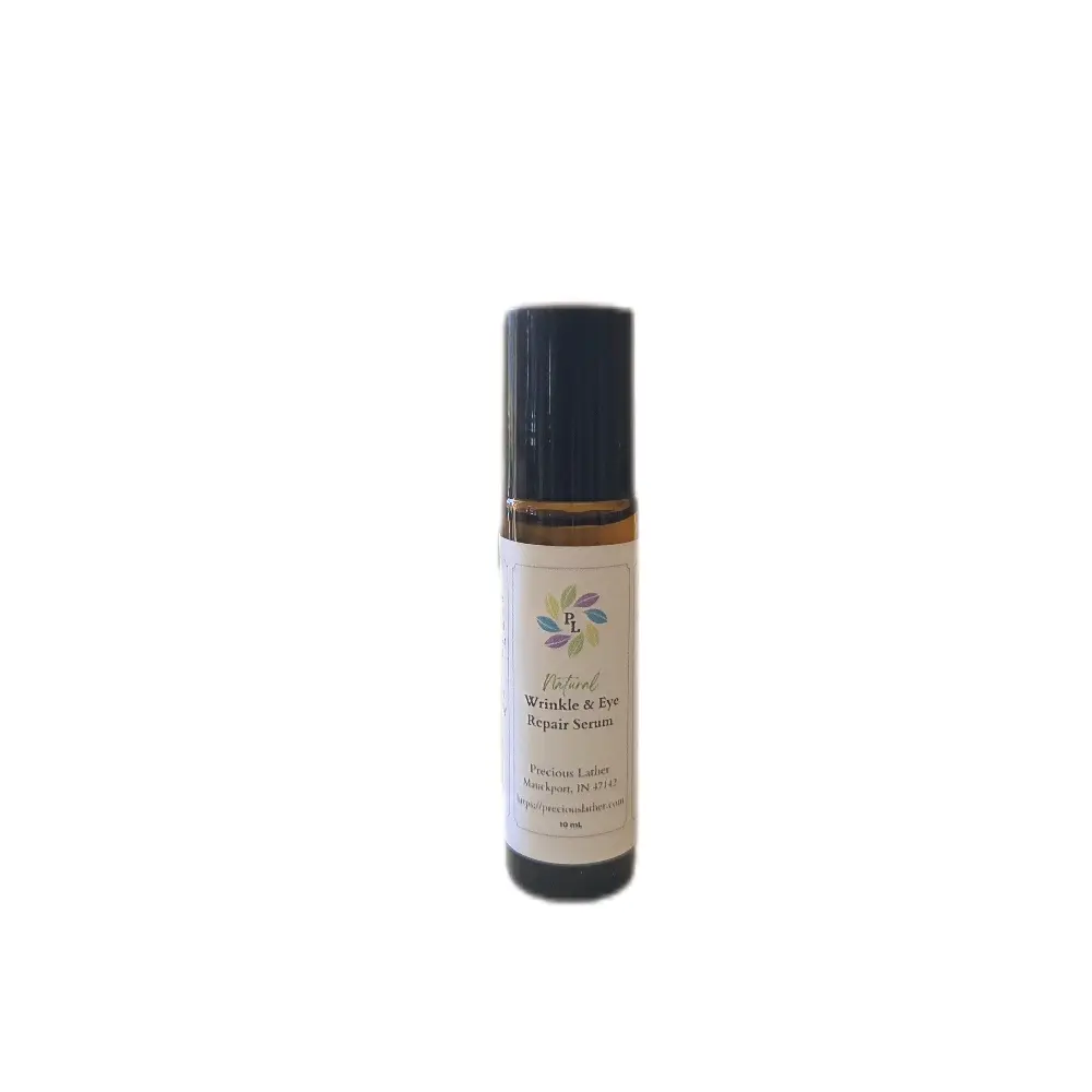 Natural Wrinkle & Eye Repair Serum with Frankincense and Castor Oils - All Natural Formula for Skin Care