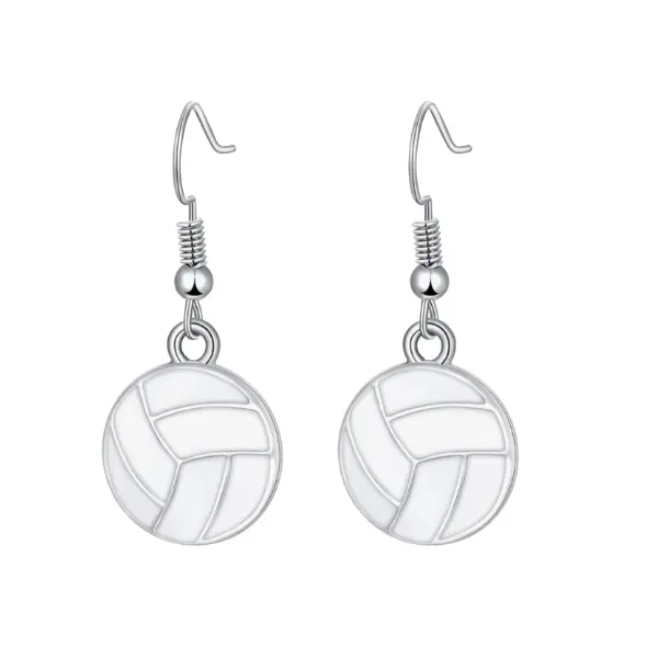 Volleyball Earrings for Women, Teens, Girls - Perfect for Sports and Casual Wear