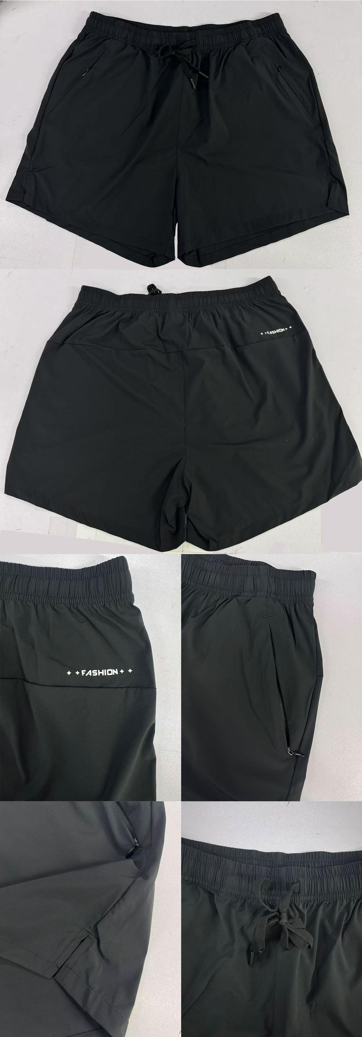 Men&rsquo;s with zipper pockets, regular fit, casual drawstring waist&mdash;breathable athletic suitable for summer outdoor wear, ideal for everyday activities and vacations, and appropriate for all seasons. Men's Breathable Shorts Solid Color