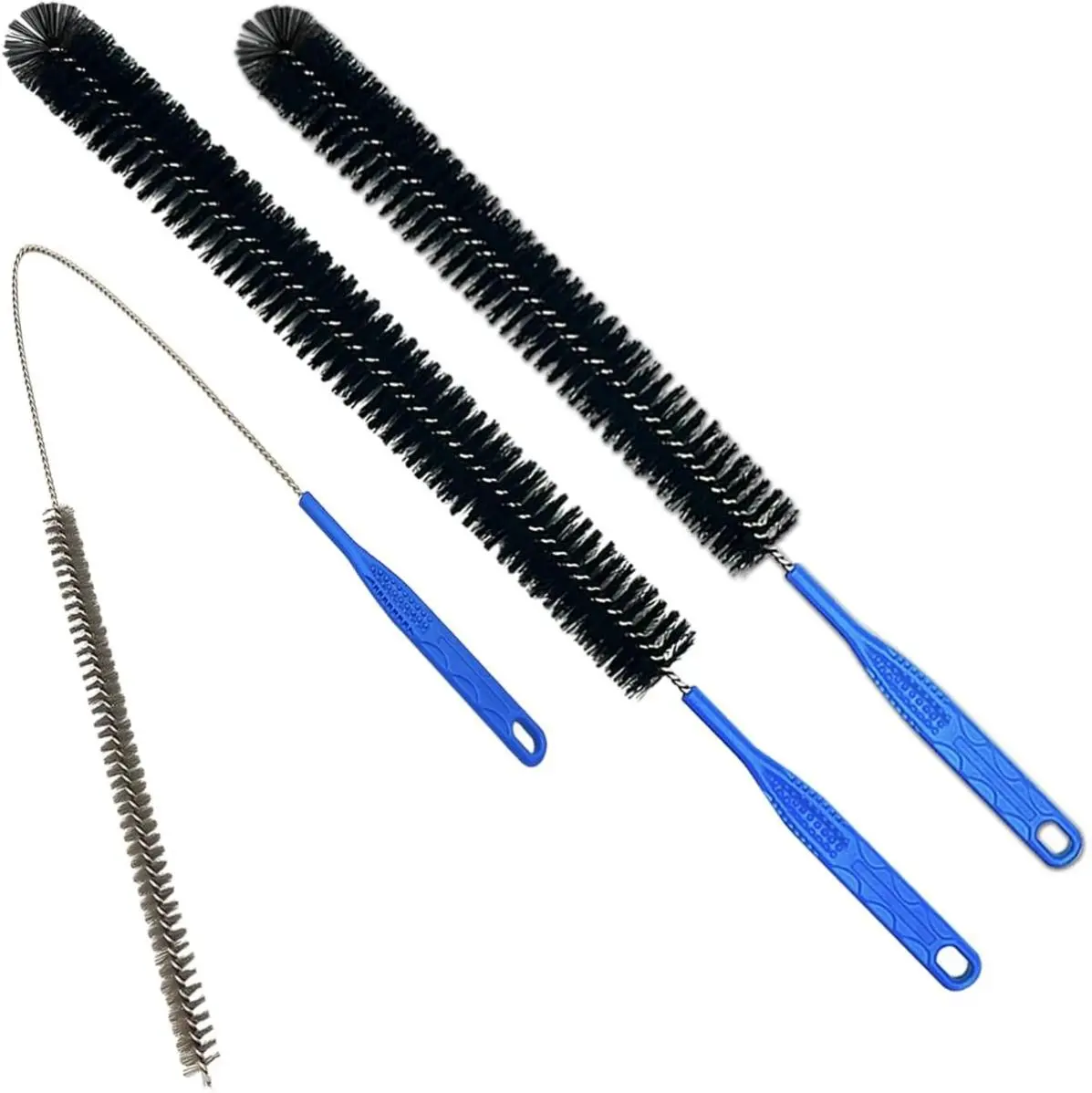 Flexible Sewer Drain Brush - Bendable Long Pipe Cleaner with Durable Plastic Grip Handle for Home Kitchen Sink Drain Cleaning, Reusable Plumbing Tool for Dryer Lint Removal Traps, Ideal Gift