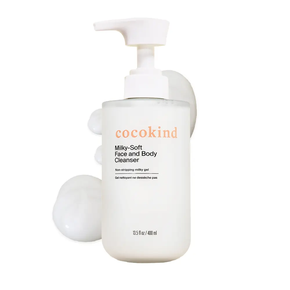[cocokind] Milky-Soft Face And Body Cleanser | Gentle Face & Body Wash | Sensitive Skin-Friendly