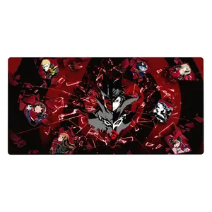 Persona Series Anime Mouse Pad and Desk Pad Phantom Rebellion Canvas Aesthetic Mousepad for Gaming and Office Use
