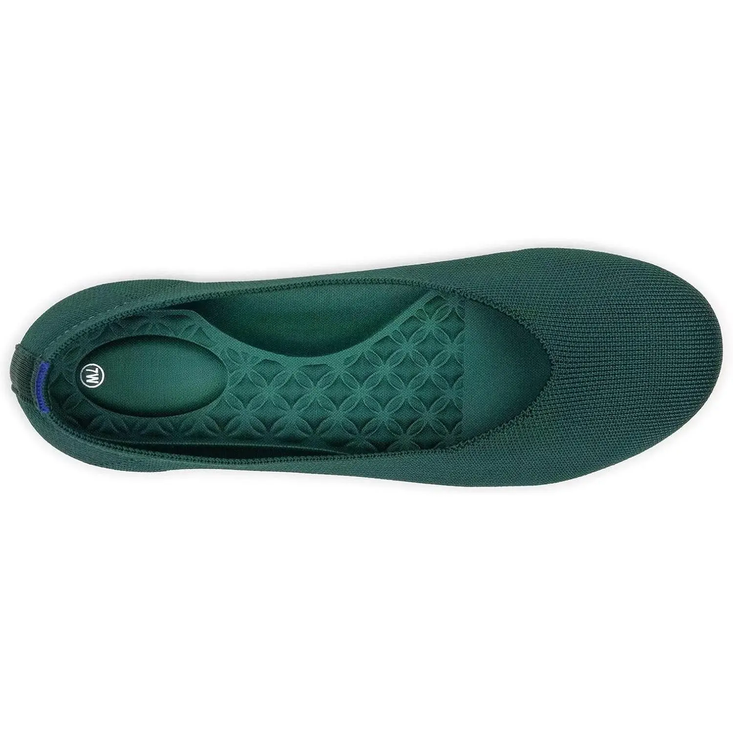 Frank Mully Zapatos Planos De Punto Para Mujer - Slip On Transpirables, Punta Redonda, Cómodos Para Diario