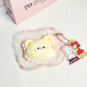 【Buy 3 get 1 free】Knitted Cream Bun Plush tabba squishies kidstoysFood-Grade Silicone Slow-Rising Rebound Squishy Fidget Toys for Stress Relief - Soft Squeeze Toys with Thick Creamy Slime Texture, Handmade Non-Toxic Sensory Toys