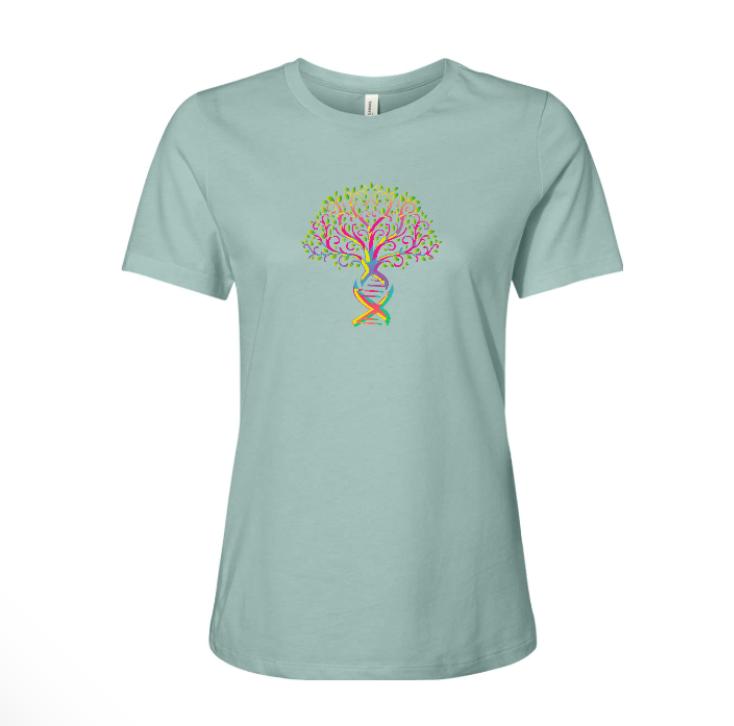 Ladies Twisted Ladder Tree of Life Ladies relaxed fit with side seams and an ultra soft feel.